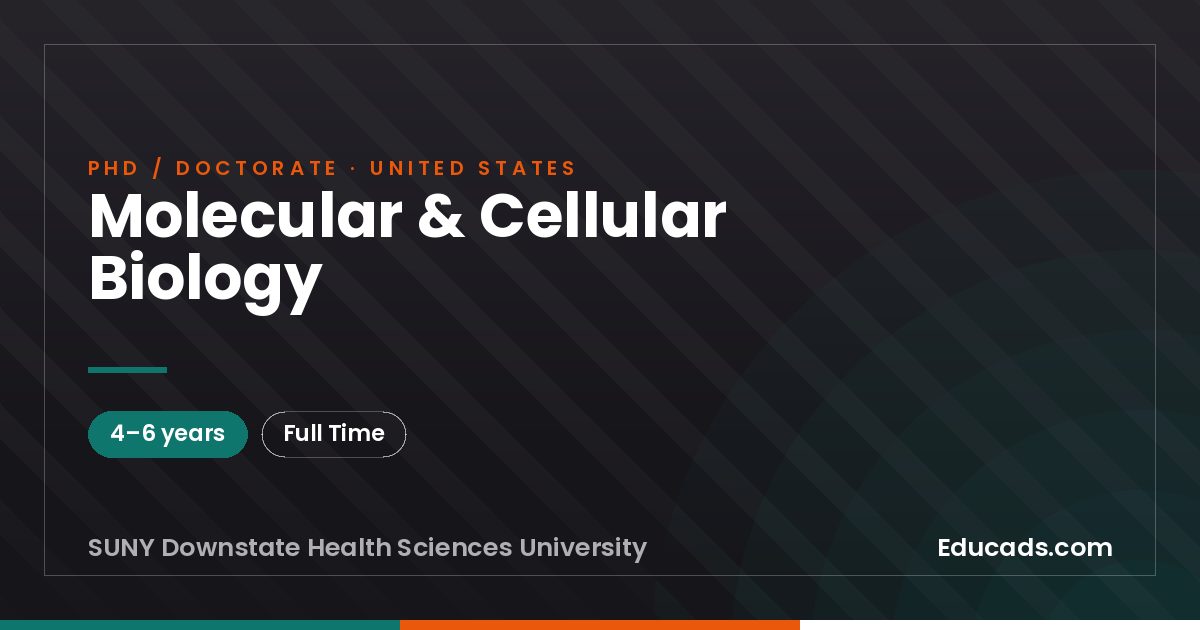 Molecular & Cellular Biology