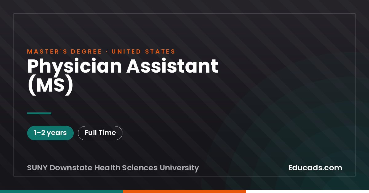 Physician Assistant (MS)