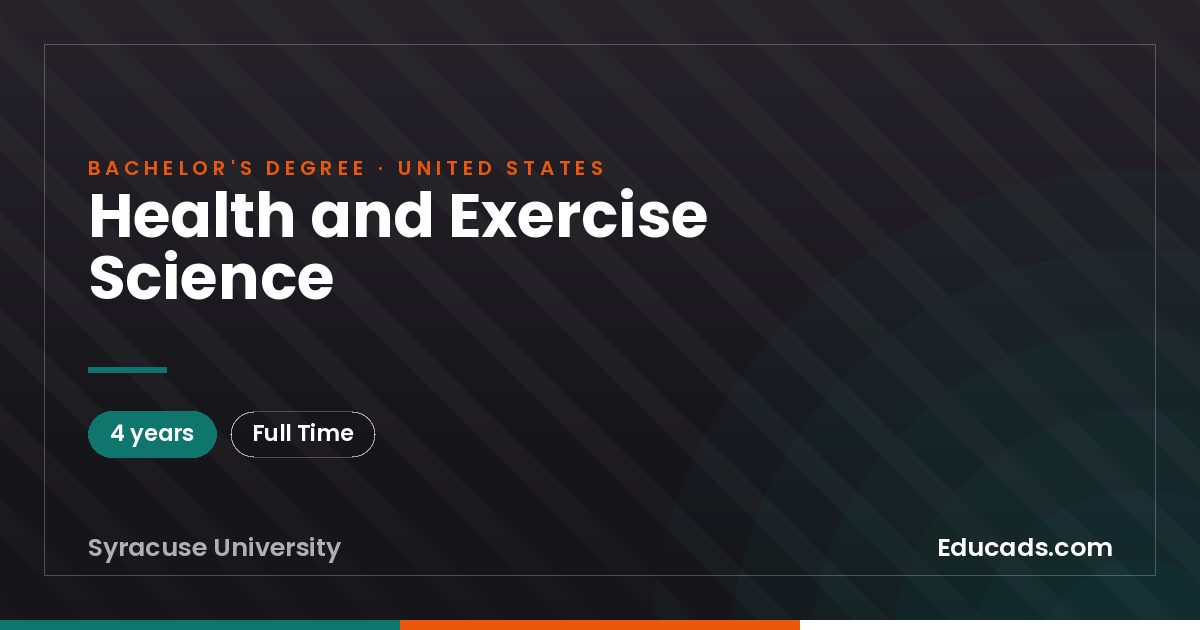 Health and Exercise Science