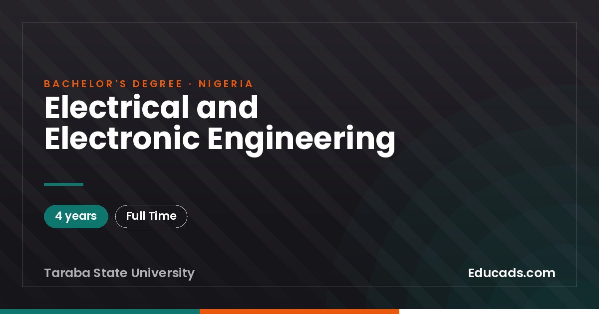Electrical and Electronic Engineering