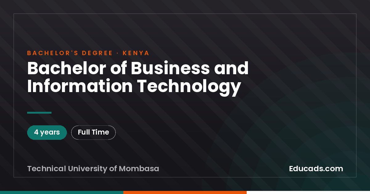 Bachelor of Business and Information Technology