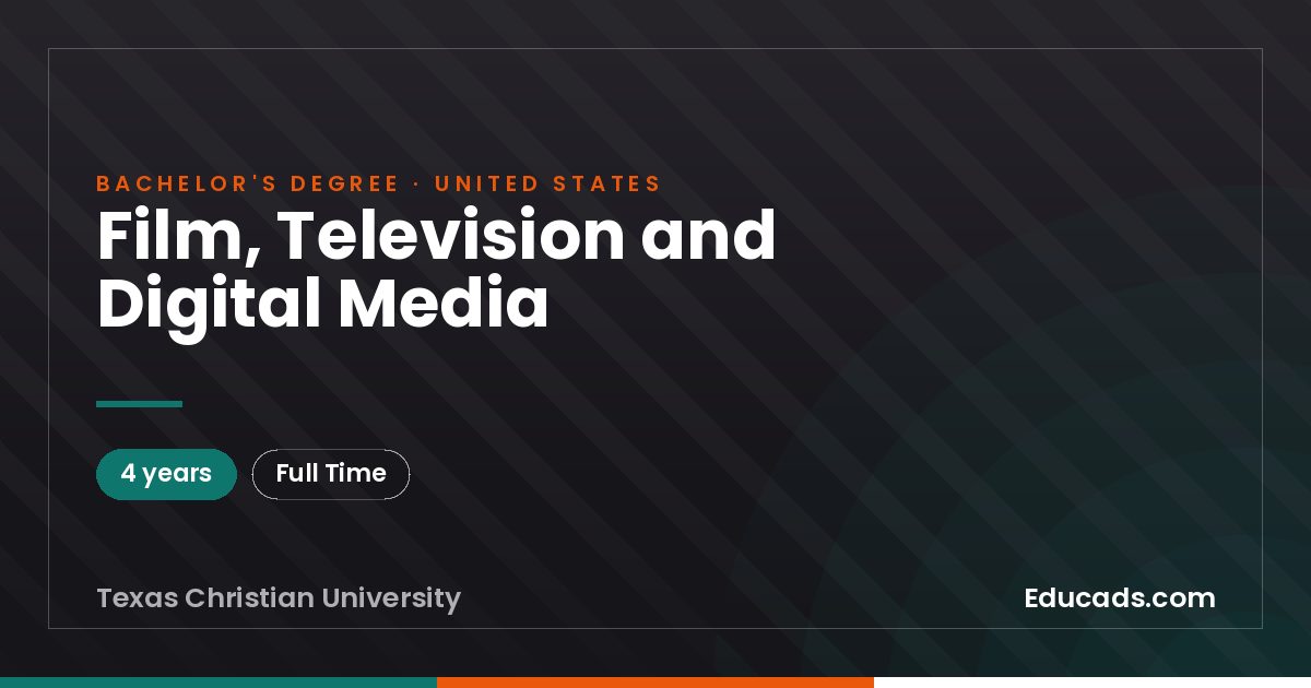 Film, Television and Digital Media