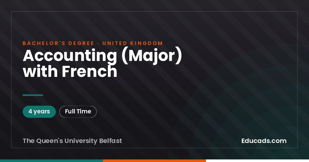 Accounting (Major) with French