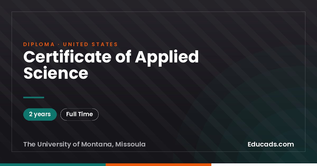Certificate of Applied Science