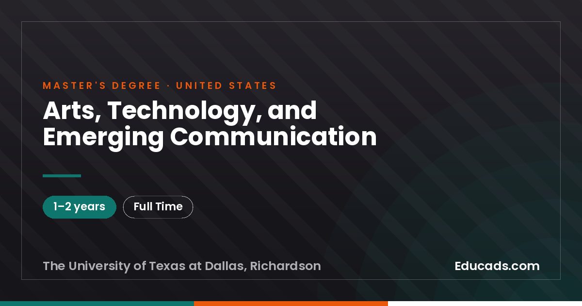 Arts, Technology, and Emerging Communication
