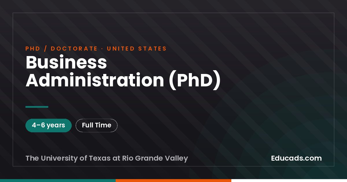 Business Administration (PhD)