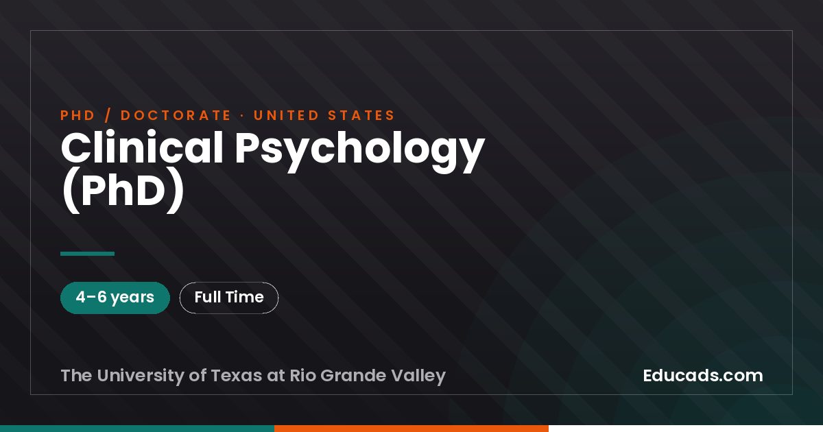 Clinical Psychology (PhD)