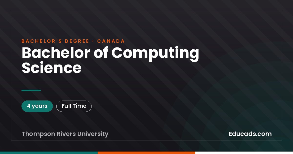 Bachelor of Computing Science