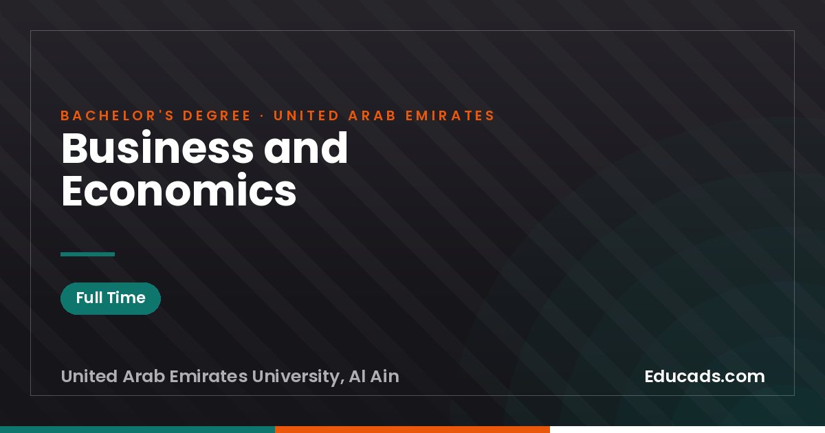 Business and Economics