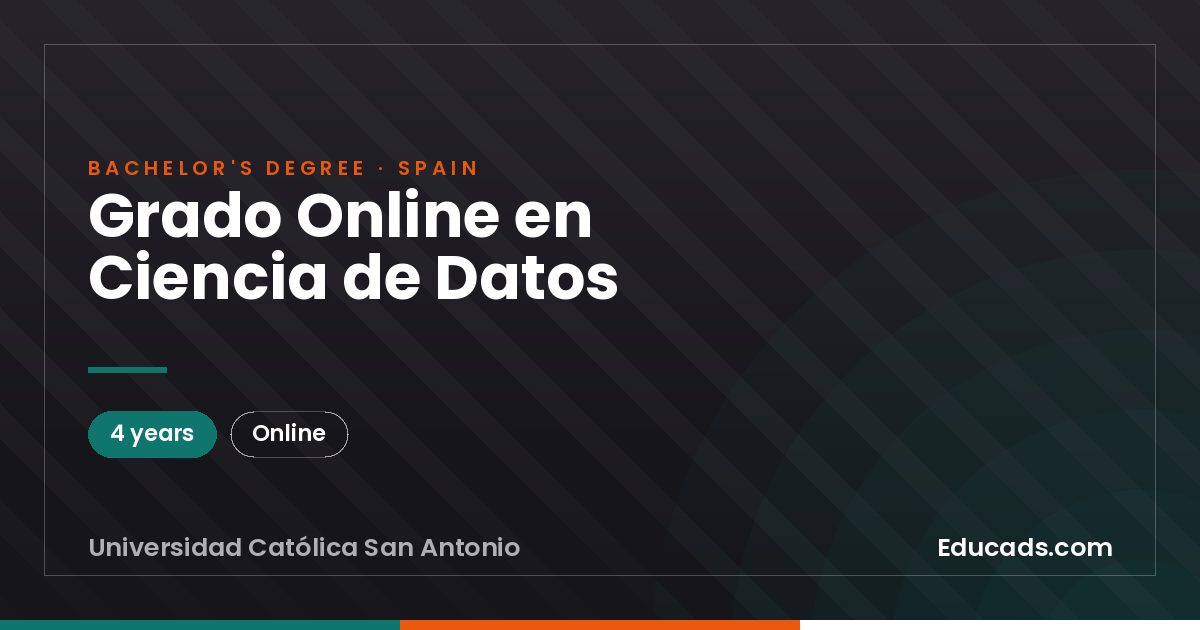 Grado Online en Ciencia de Datos