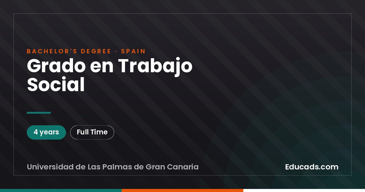 Grado en Trabajo Social