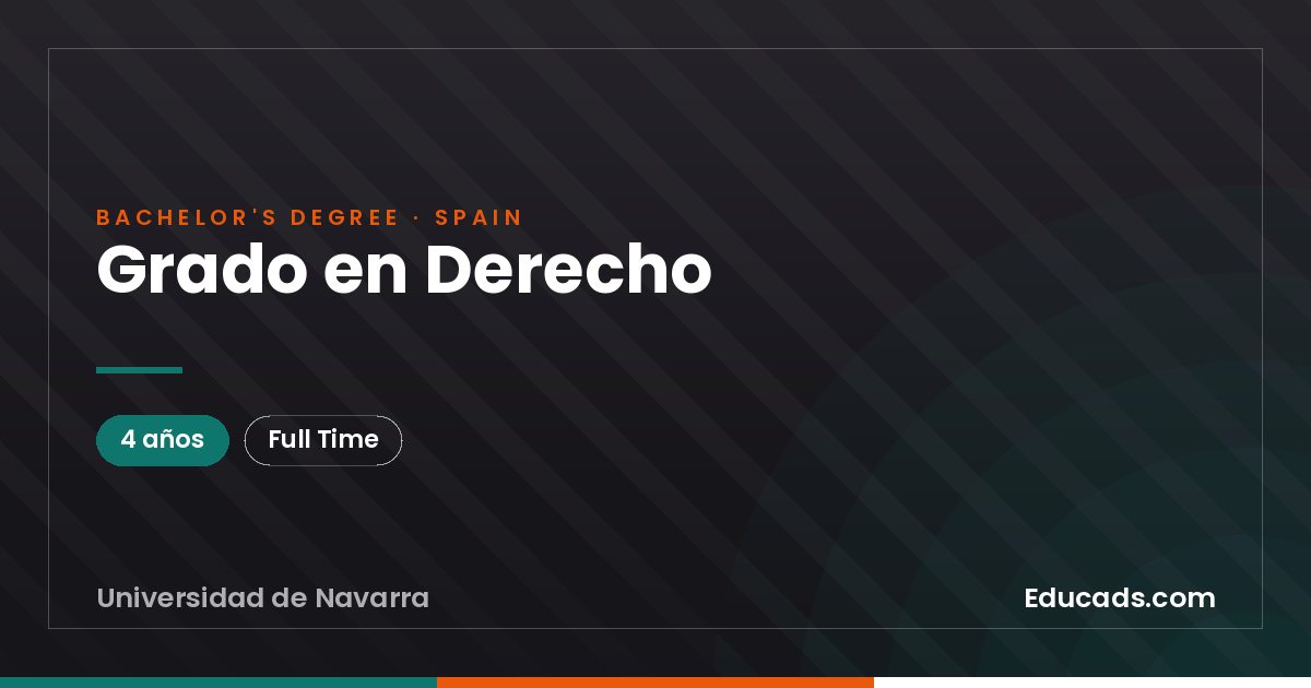 Grado en Derecho
