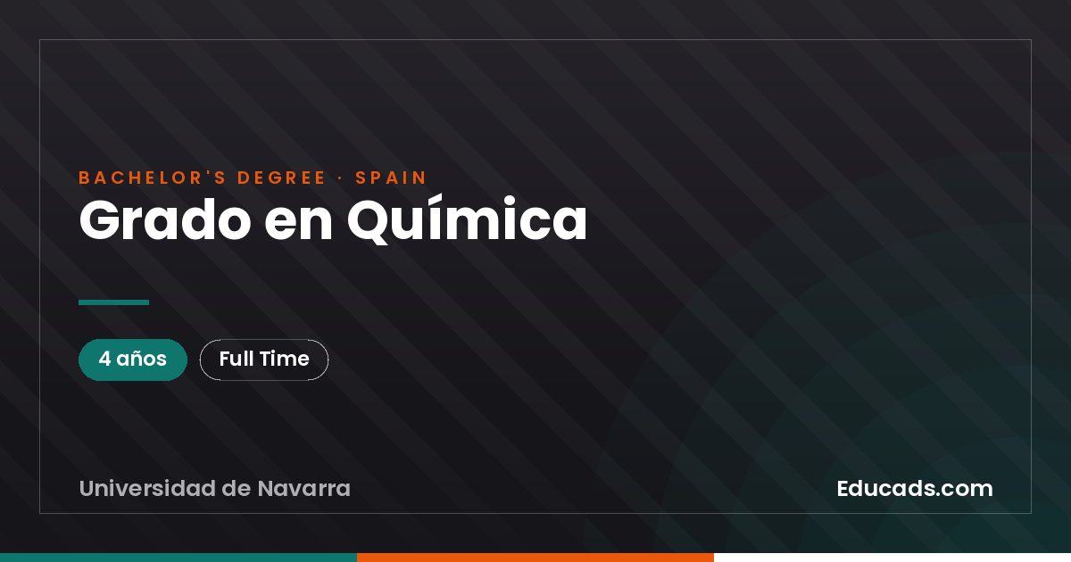 Grado en Química