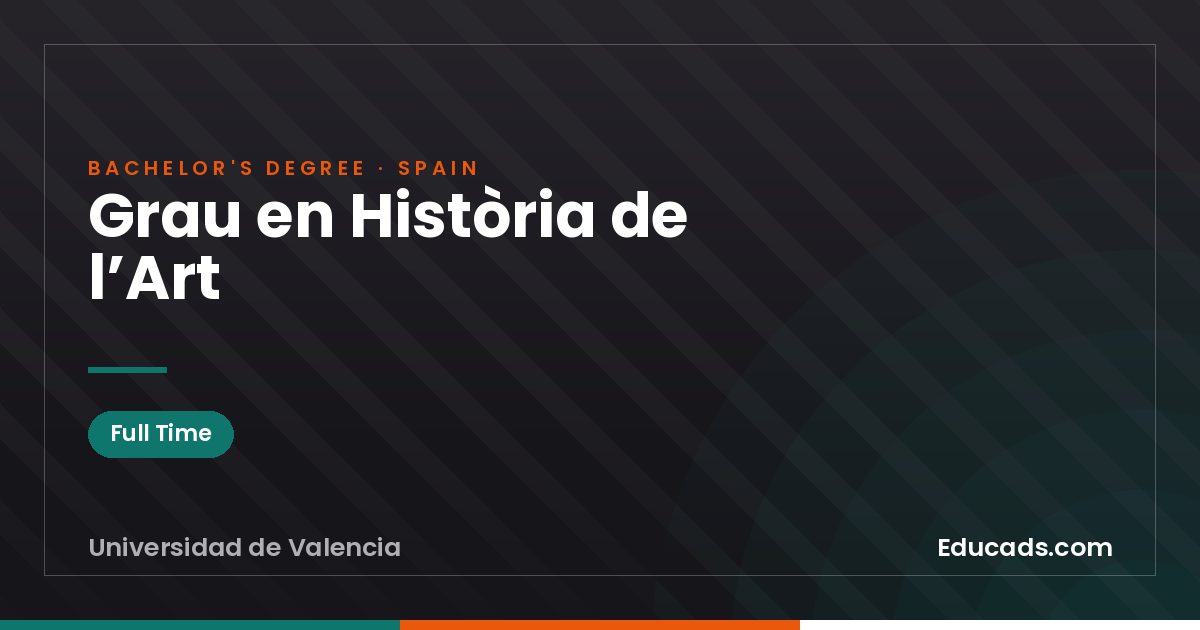 Grau en Història de l’Art