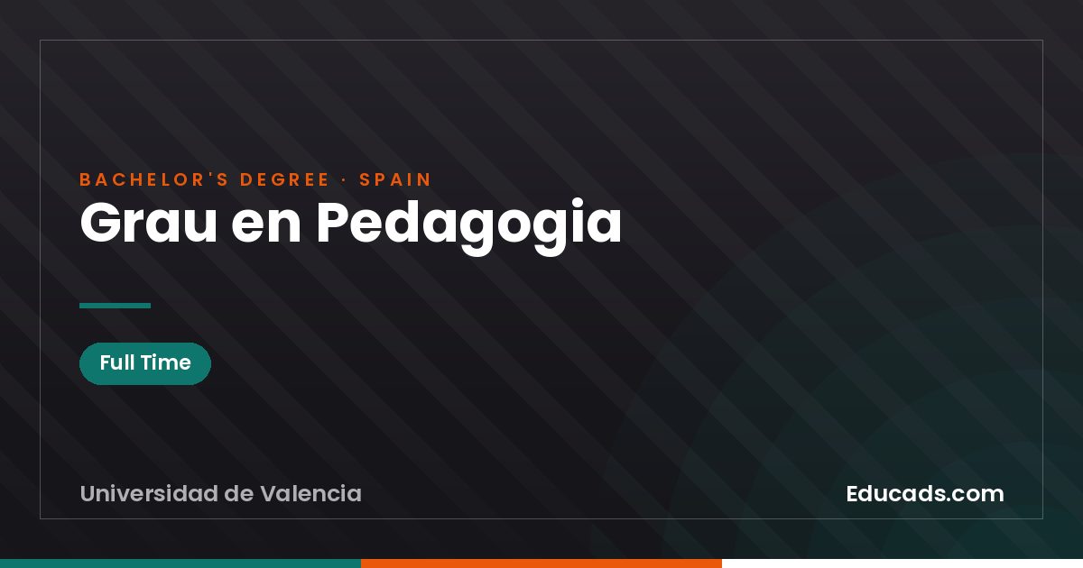 Grau en Pedagogia