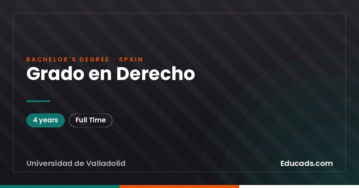Grado en Derecho