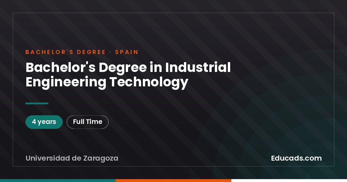 Bachelor's Degree in Industrial Engineering Technology