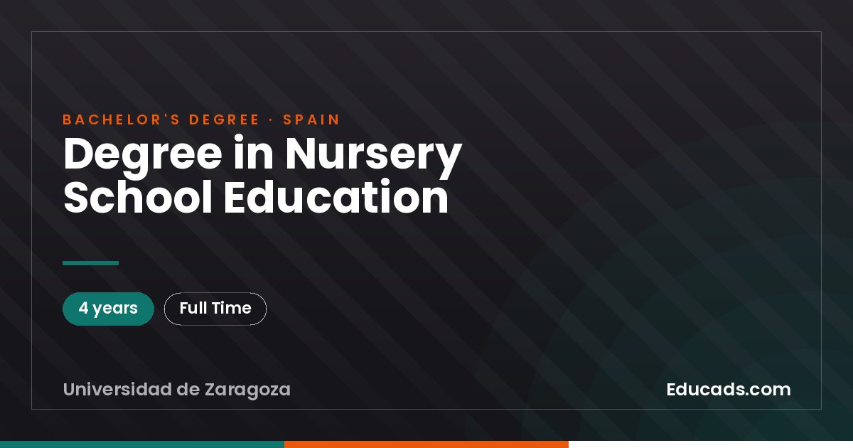Degree in Nursery School Education