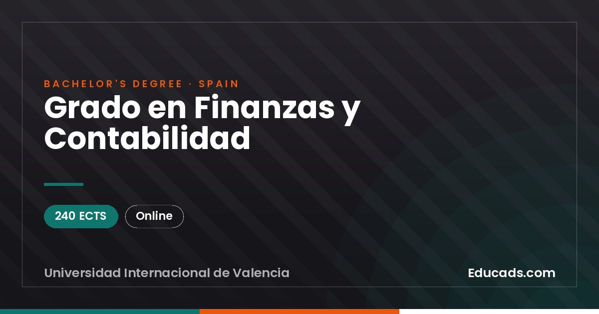 Grado en Finanzas y Contabilidad