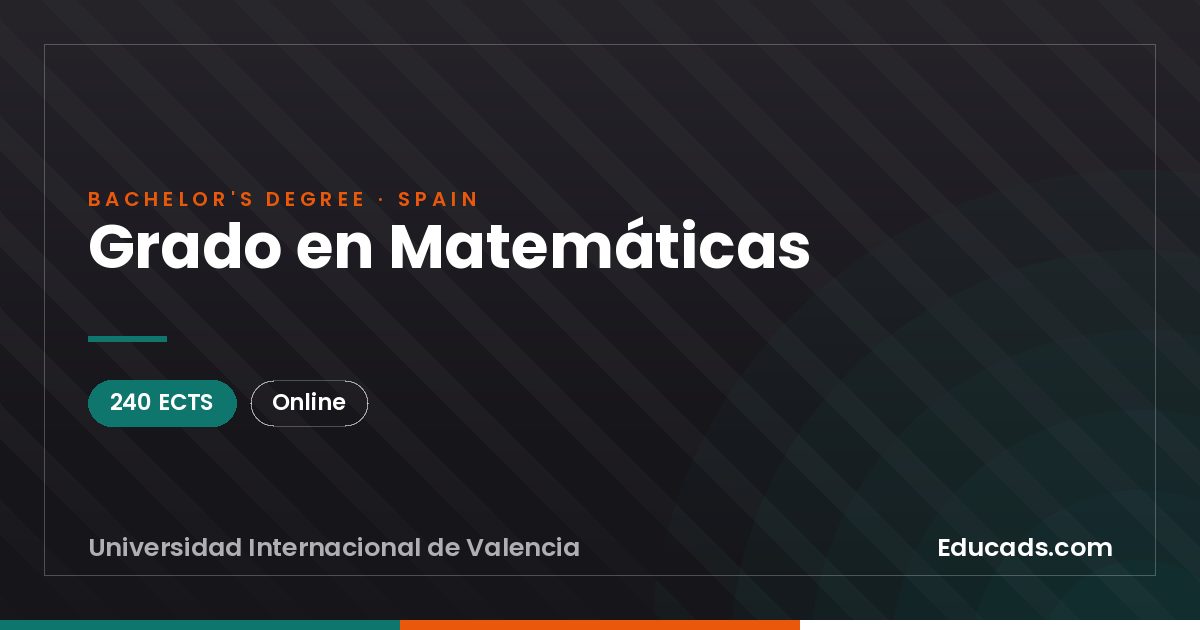 Grado en Matemáticas