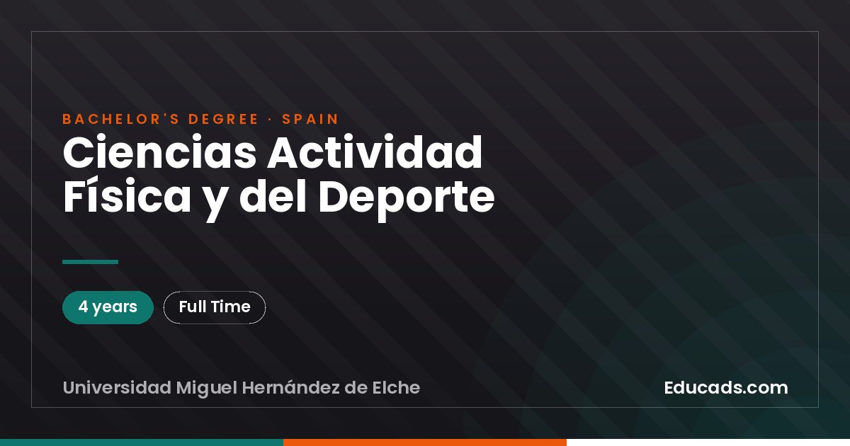 Ciencias Actividad Física y del Deporte