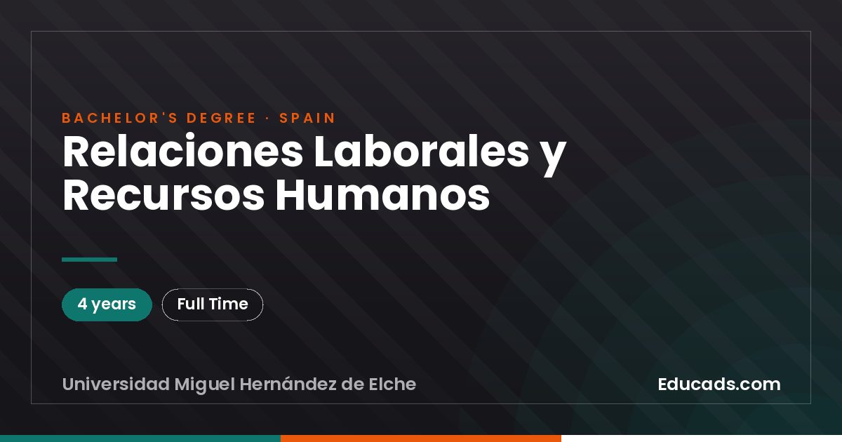 Relaciones Laborales y Recursos Humanos