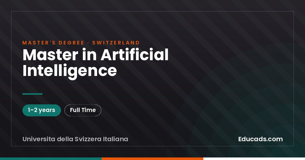 Master in Artificial Intelligence