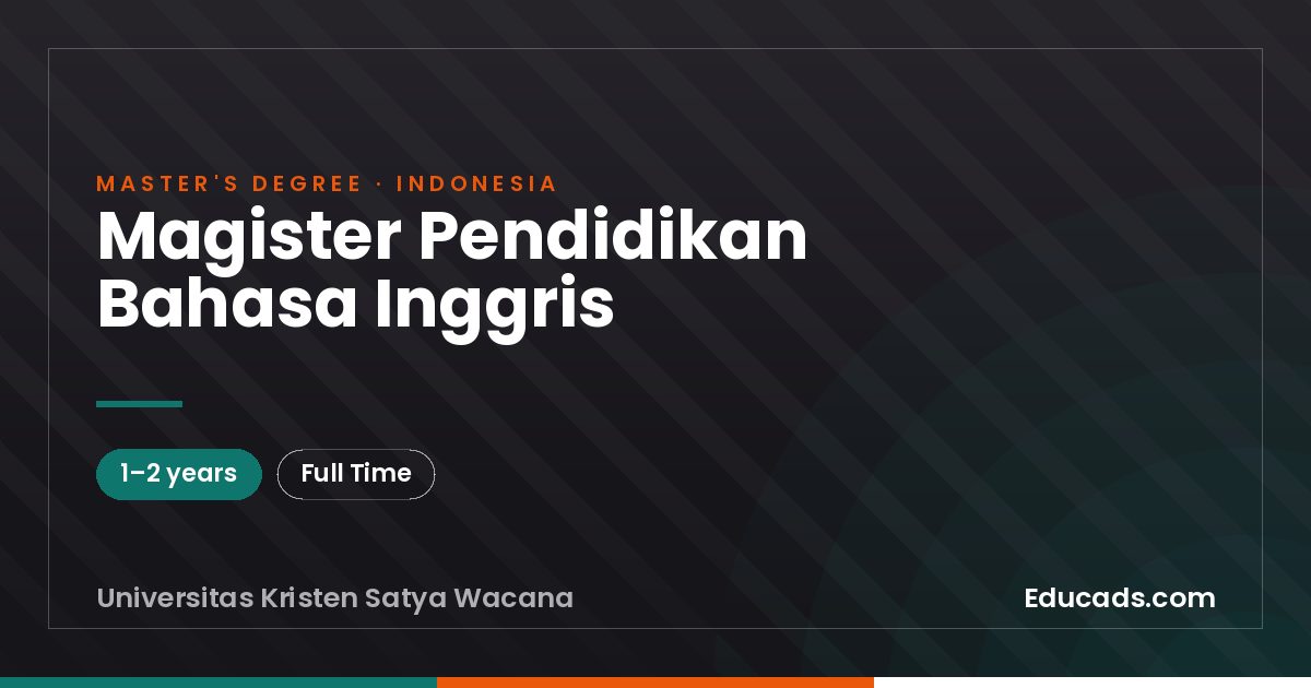 Magister Pendidikan Bahasa Inggris