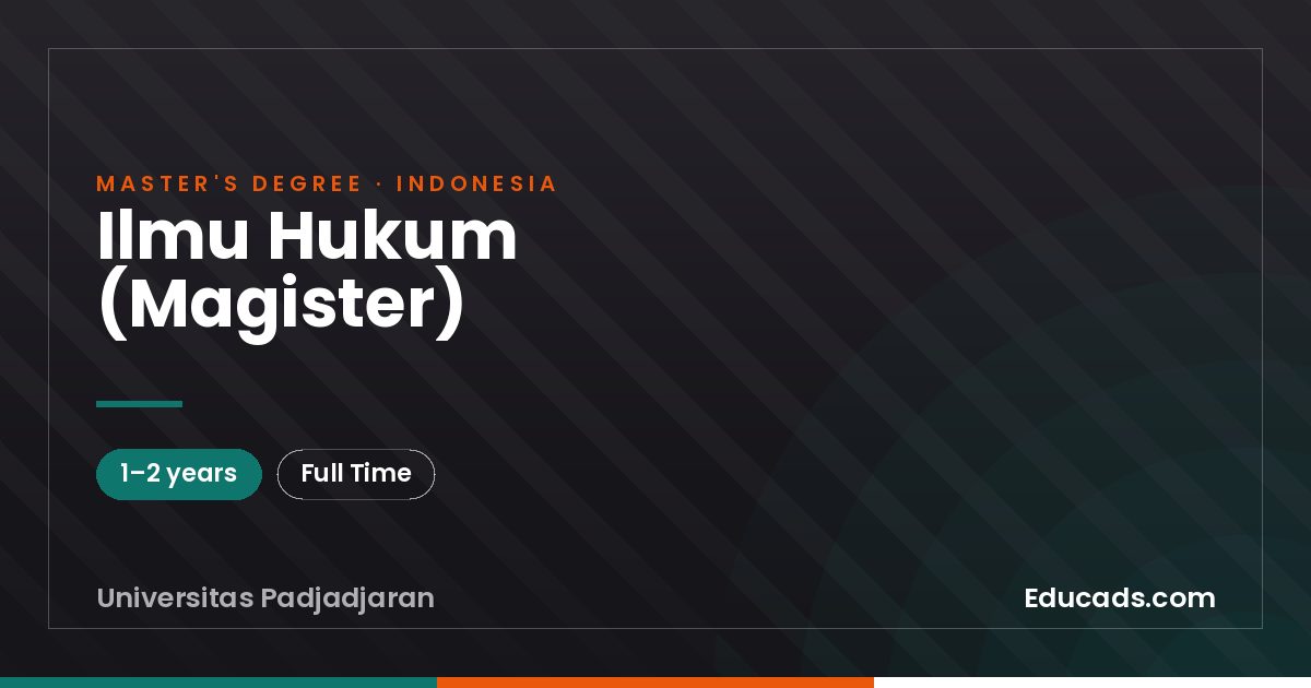 Ilmu Hukum (Magister)