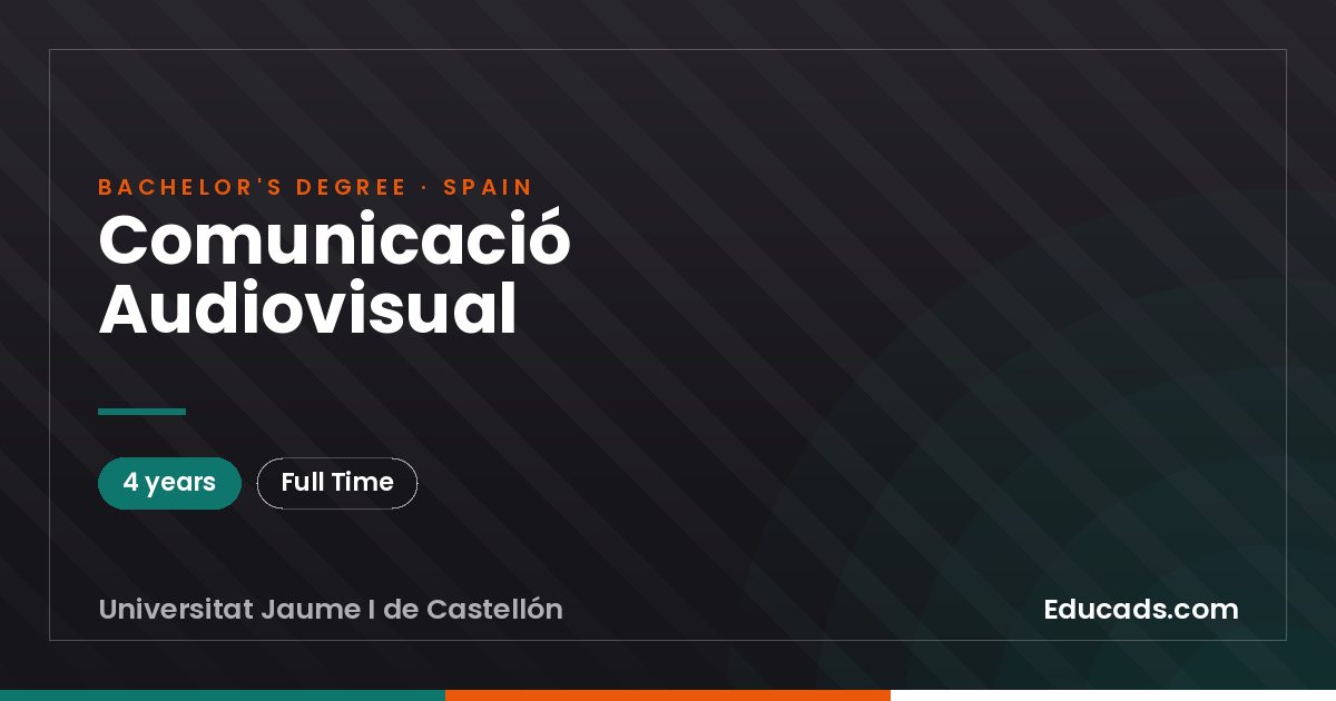 Comunicació Audiovisual