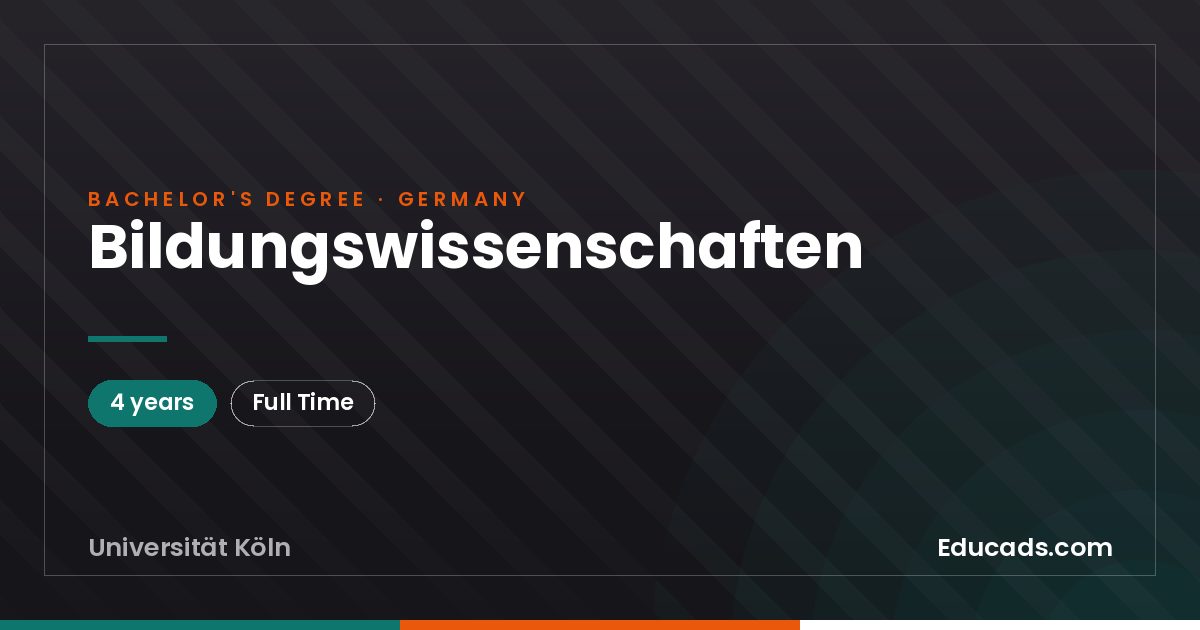 Bildungswissenschaften
