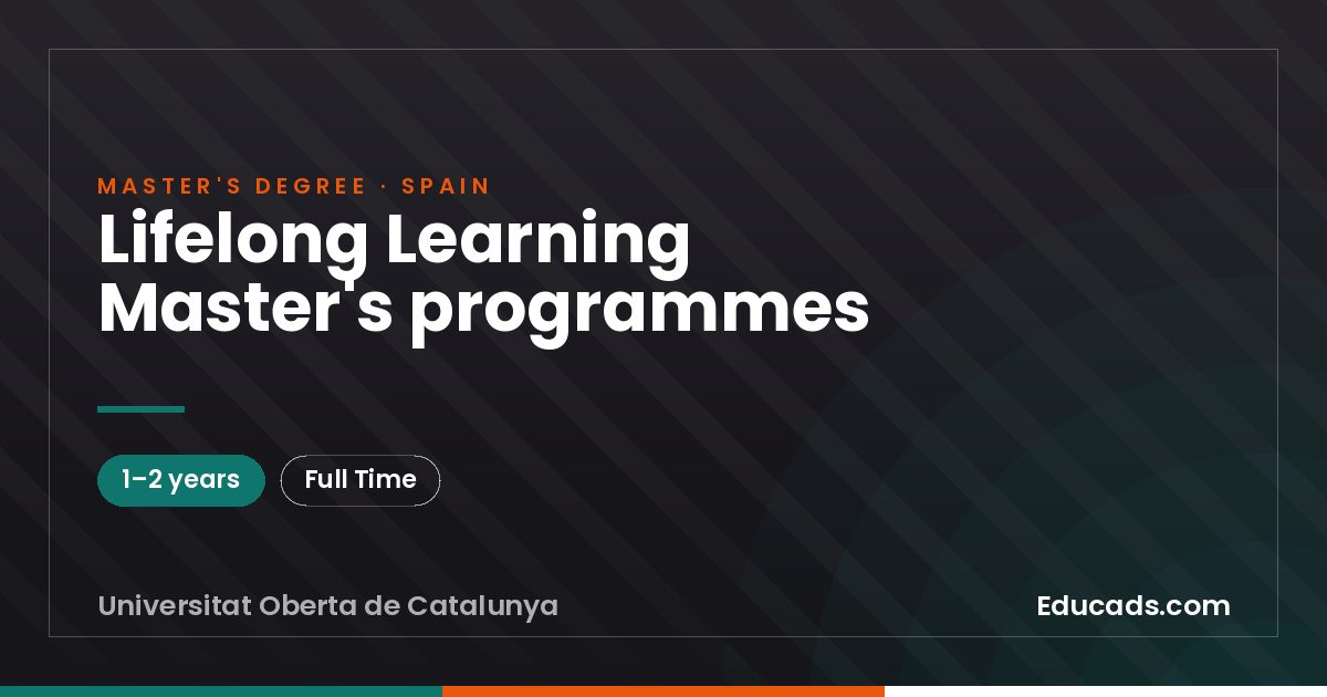 Lifelong Learning Master's programmes