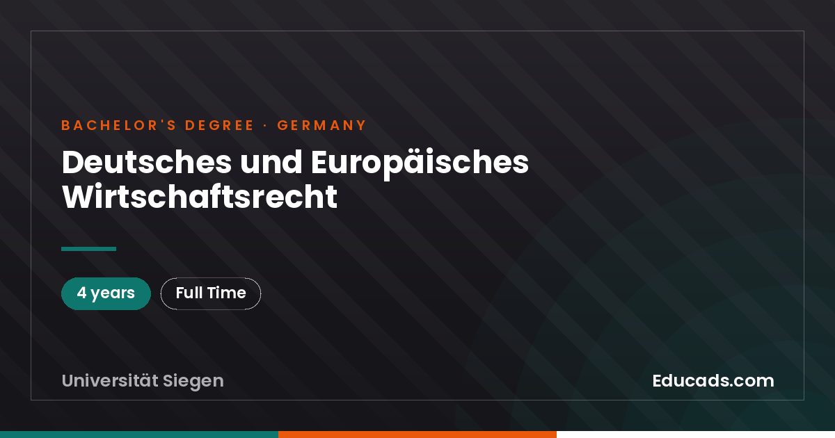 Deutsches und Europäisches Wirtschaftsrecht