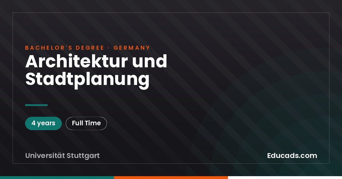 Architektur und Stadtplanung