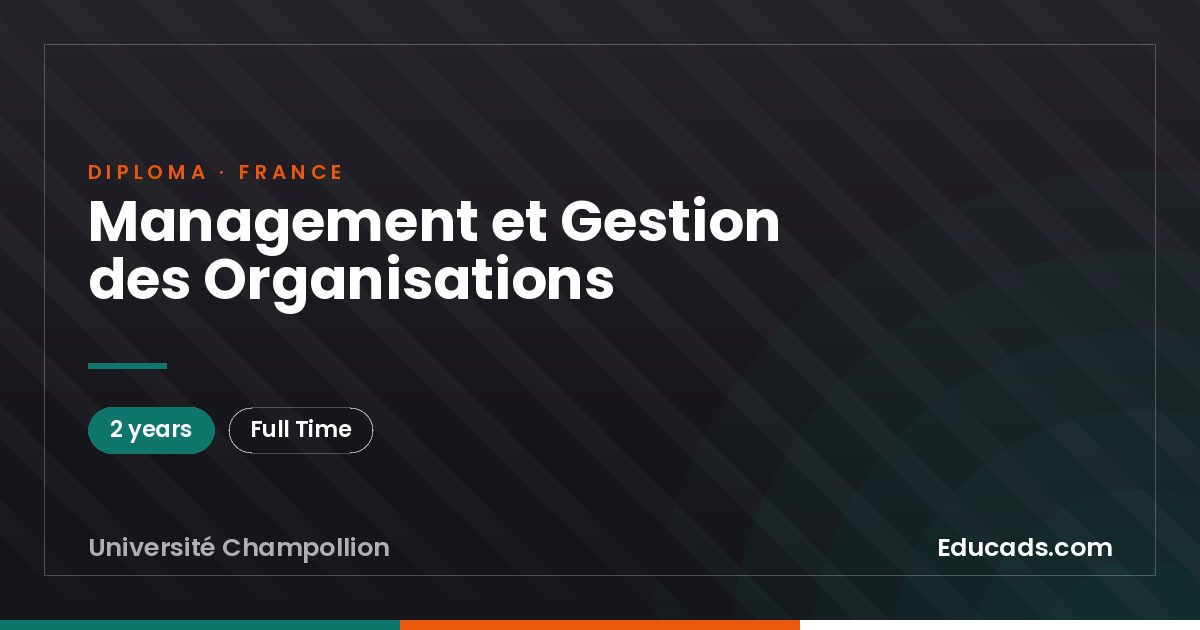 Management et Gestion des Organisations