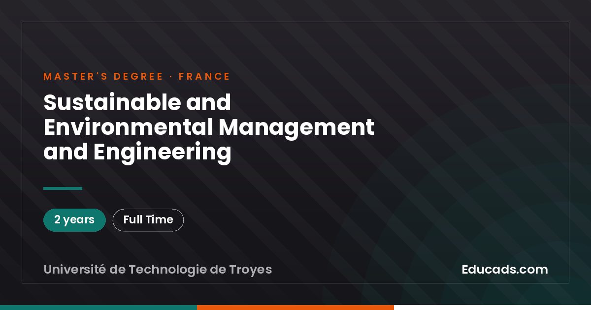Sustainable and Environmental Management and Engineering
