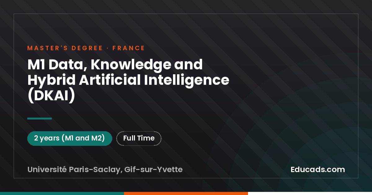 M1 Data, Knowledge and Hybrid Artificial Intelligence (DKAI)