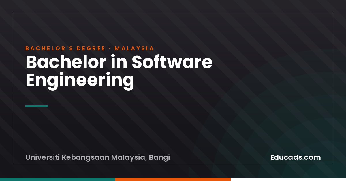 Bachelor in Software Engineering