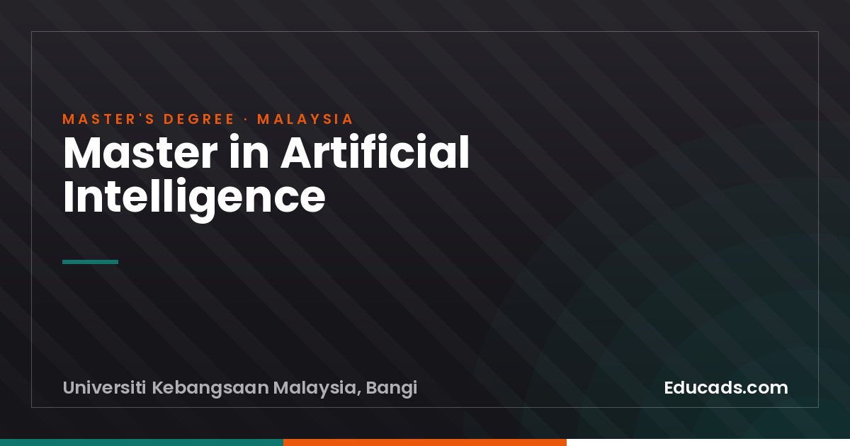Master in Artificial Intelligence