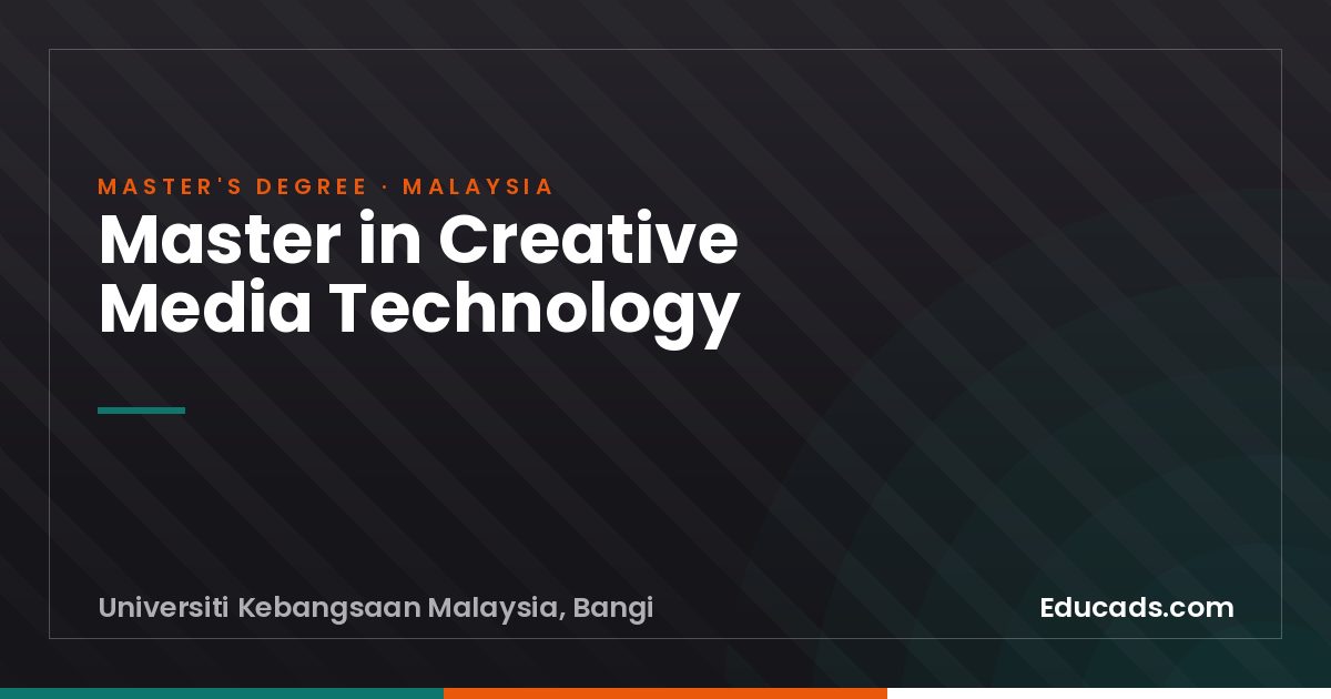 Master in Creative Media Technology