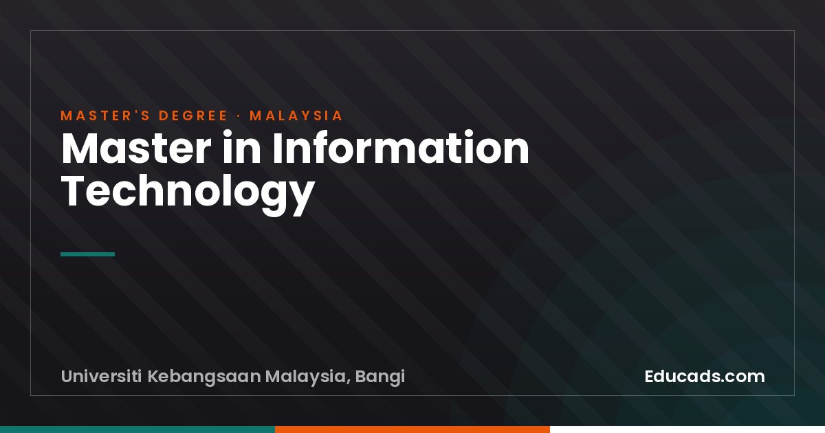 Master in Information Technology