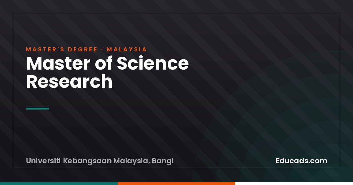 Master of Science Research