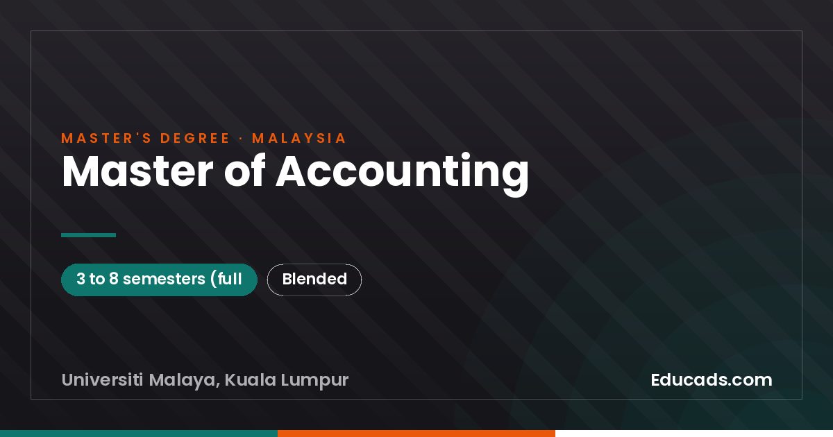 Master of Accounting