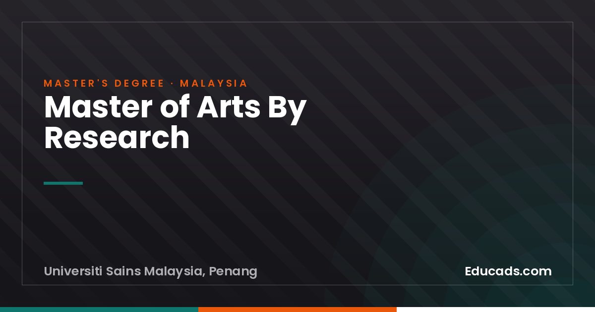 Master of Arts By Research