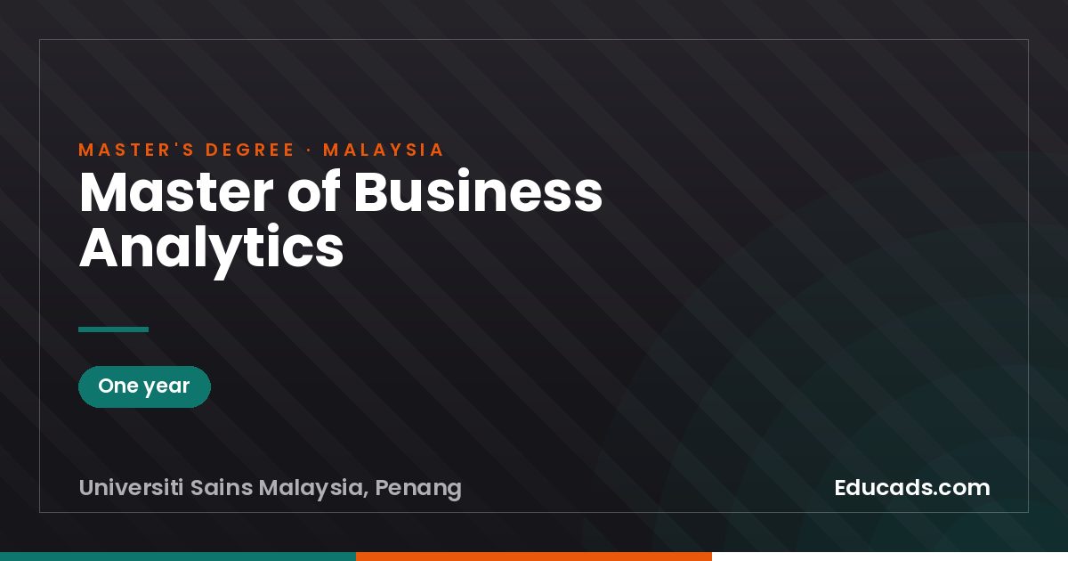 Master of Business Analytics
