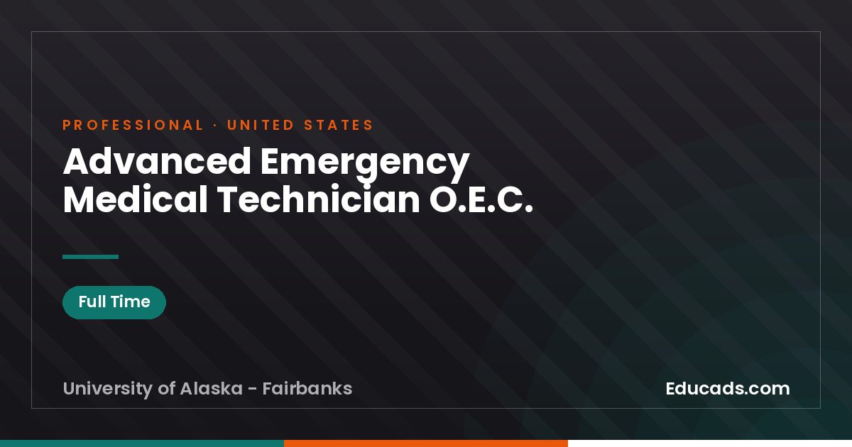 Advanced Emergency Medical Technician O.E.C.