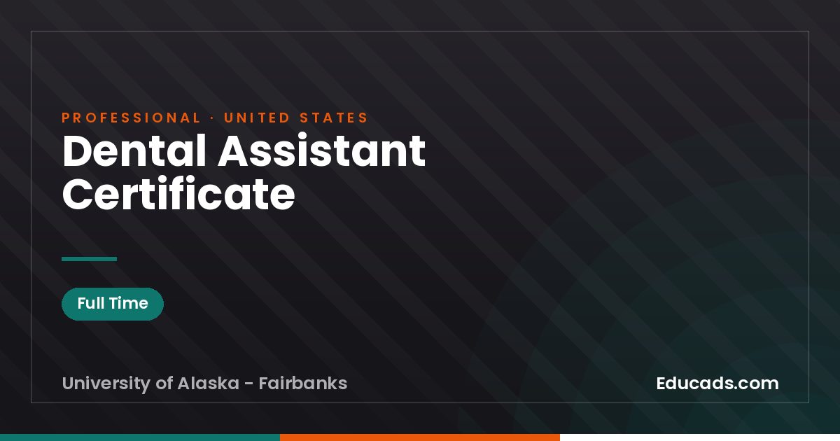 Dental Assistant Certificate