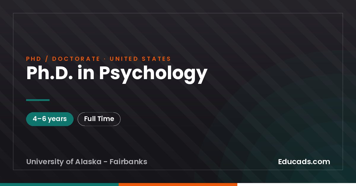 Ph.D. in Psychology