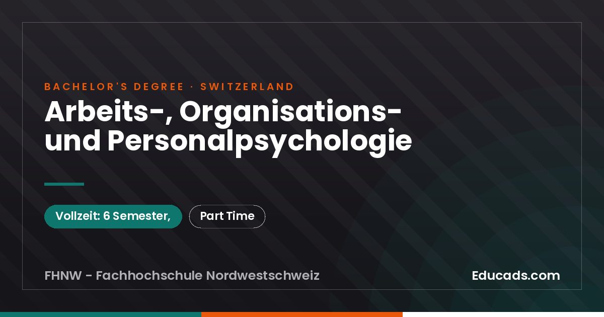 Arbeits-, Organisations- und Personalpsychologie