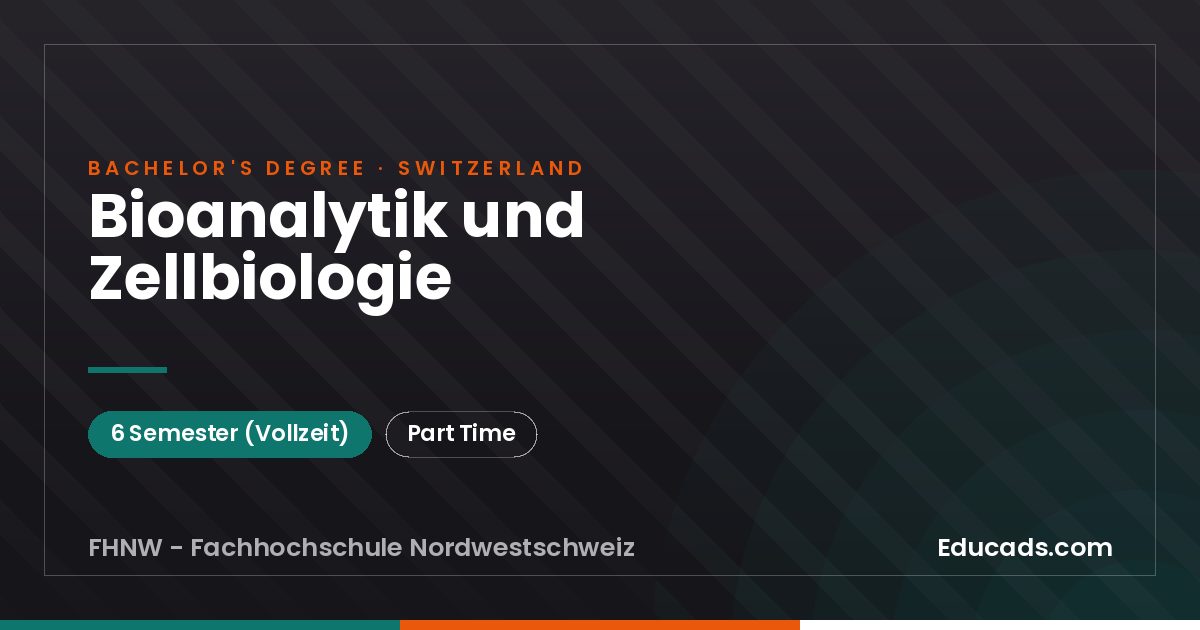 Bioanalytik und Zellbiologie